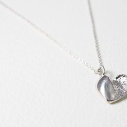 【心扉】愛心項鍊/心型項鍊/純銀項鍊/Sterling Silver Necklace/Heart/Love 第3張的照片