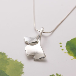 【秋の愛戀】銀杏項鍊 / 純銀項鍊 / Sterling Silver Necklace / Ginkgo Leaf 第1張的照片