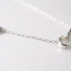 刻字無料【愛、無限】無限ネックレス / シルバーネックレス / Sterling Silver Necklace 2枚目の画像