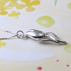 【氣質鬱金香】鬱金香項鍊 / 純銀項鍊 / Sterling Silver Necklace / Tulip 第2張的照片