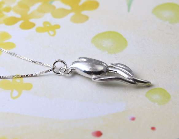 【氣質鬱金香】鬱金香項鍊 / 純銀項鍊 / Sterling Silver Necklace / Tulip 第2張的照片