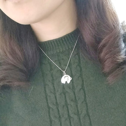 【開心大象】大象項鍊/純銀項鍊/Sterling Silver Necklace/Elephant 第5張的照片