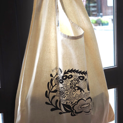 您一直在尋找的可愛環保包♪ AMBER原創設計Marche包帶收納袋（天然色） 第1張的照片