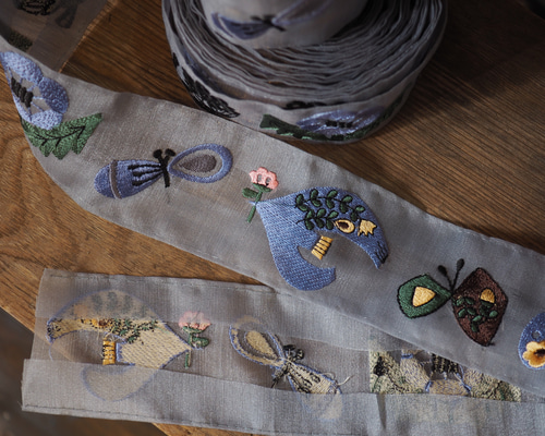 フルーツモチーフの刺繍レース素材 大量 楽天市場】蝶刺繍パーツ 蝶モチーフ パール装飾 ラインストーン