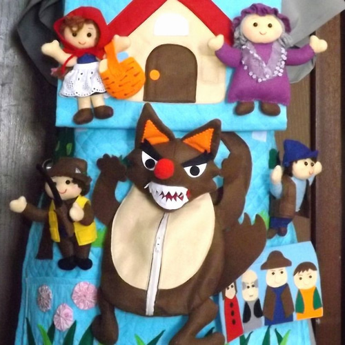 楽天市場】赤ずきん エプロンの通販 ご確認用 赤ずきんちゃん·三びきの