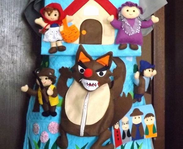 ご確認用　赤ずきんちゃん·三匹のこぶたエプロンシアター用人形 エプロンシアター 3びきのこぶた Amazon.co.jp: エプロンシアター（3匹