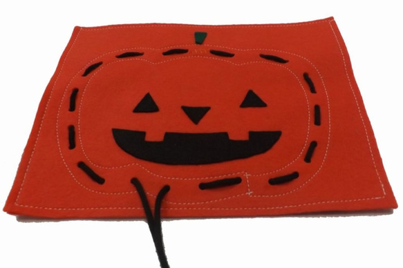 ひも通しのおけいこ（かぼちゃ） おもちゃ・人形 知育おもちゃの