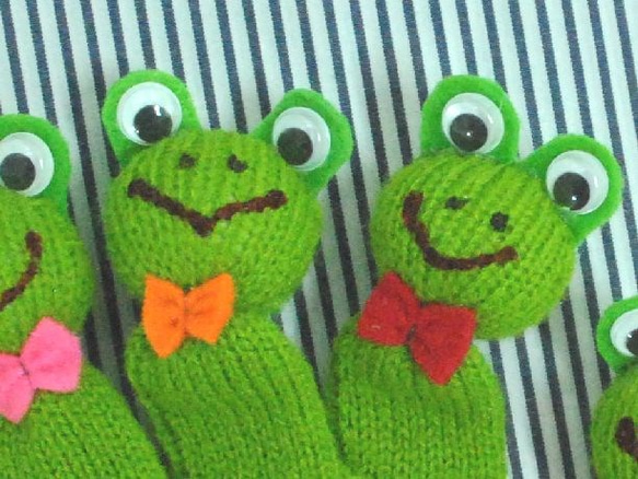 かえるの合唱 手遊びセット（手袋シアター） おもちゃ・人形