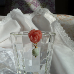 pierce - "coral pink rose" 2枚目の画像