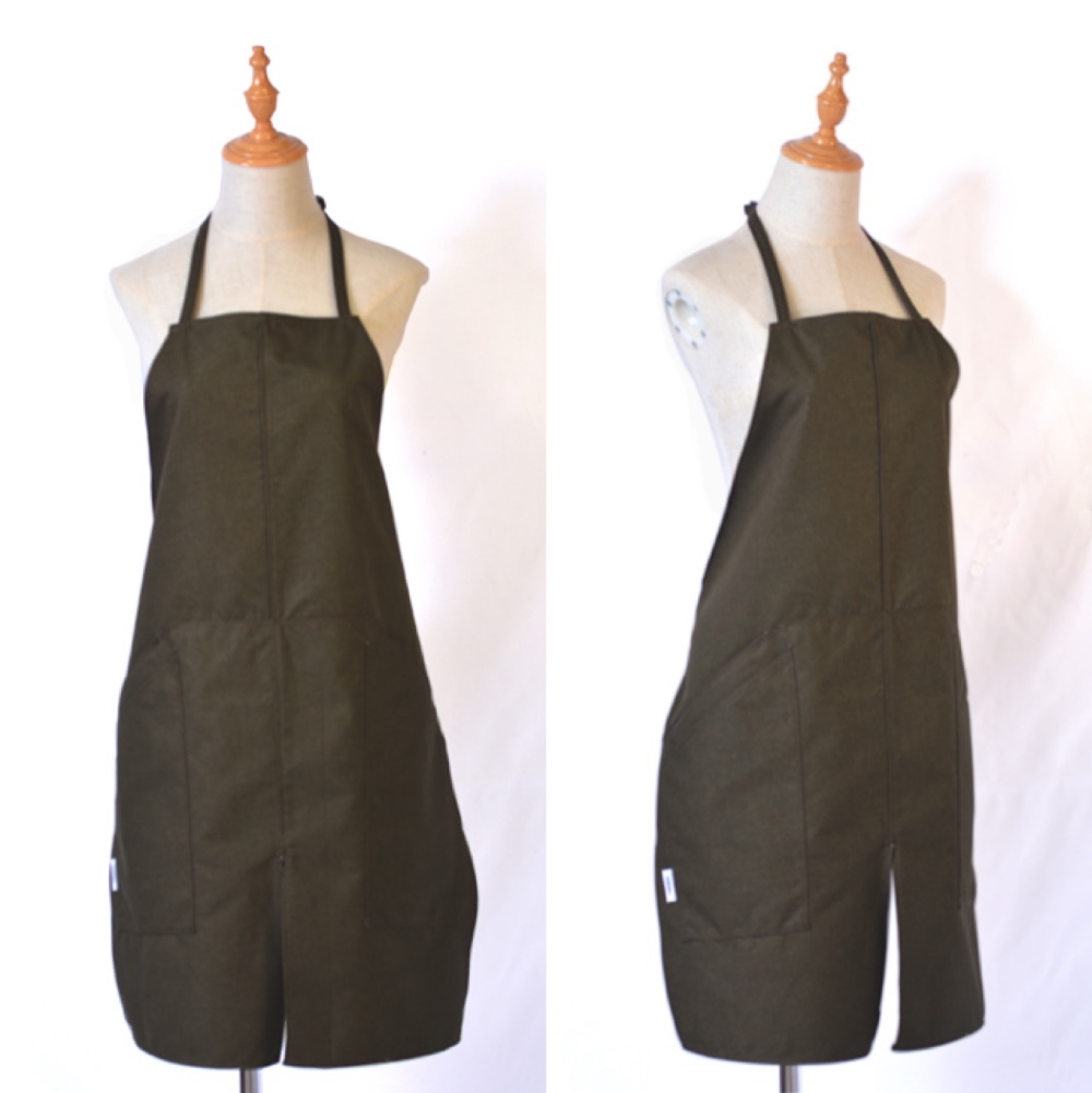 FRENGOワークエプロン / ヴィンテージカーキ キャンバス / Work apron