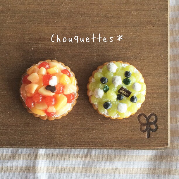 フェイクスイーツ　❤️フルーツタルト　6ピースセット