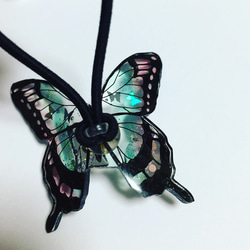 冬空蝶々のヘアゴム 4枚目の画像