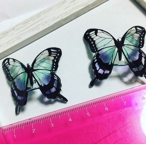 冬空蝶々のヘアゴム 8枚目の画像