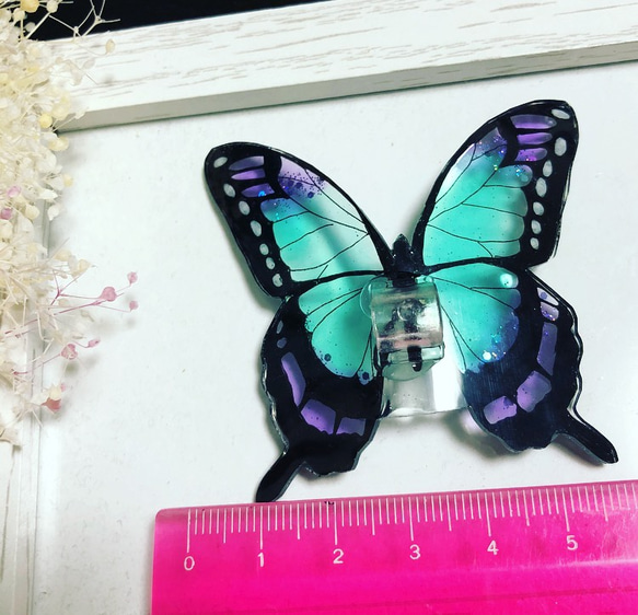 魅せる蝶々のヘアゴム 5枚目の画像