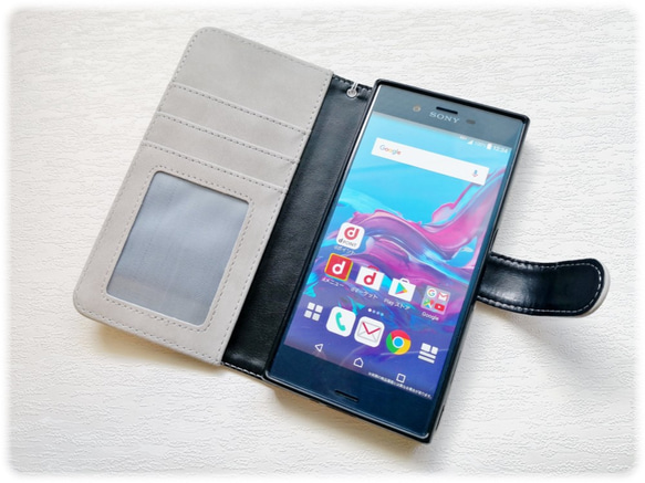 [Android/iPhone12] Bijou 筆記本型智能手機保護套♡Xperia Galaxy Aquos Huawei 第5張的照片