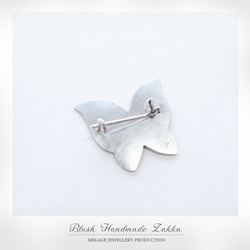 〚 butterfly 〛sv925 simple butterfly brooch 3枚目の画像