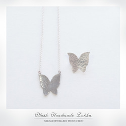 〚 butterfly 〛sv925 simple butterfly brooch 6枚目の画像