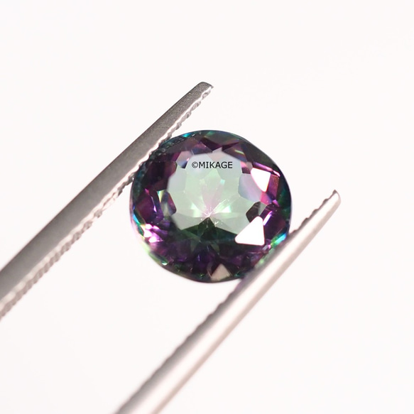 天然石ミスティックトパーズのルースストーン (Mystic Topaz Loose Stone) 1枚目の画像