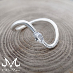 Swirl Marquise Ring 4枚目の画像