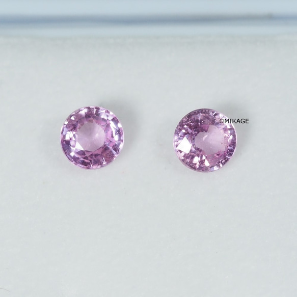 天然石ピンクサファイアのルースストーン (Pink Sapphire Loose Stone) 2枚目の画像