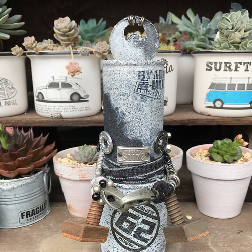 NO.890 リメ缶 谷君8号 (リメ缶ロボット) 立体・オブジェ mstk 通販 4458282｜Creema