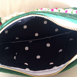 I ♥︎ cakes pouch(green) 4枚目の画像