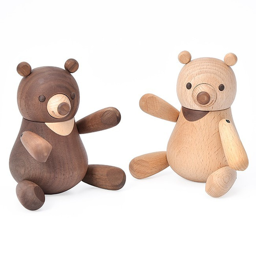 セキグチ❤️木製家具5点セット クマの人形付き家具・ビンテージ