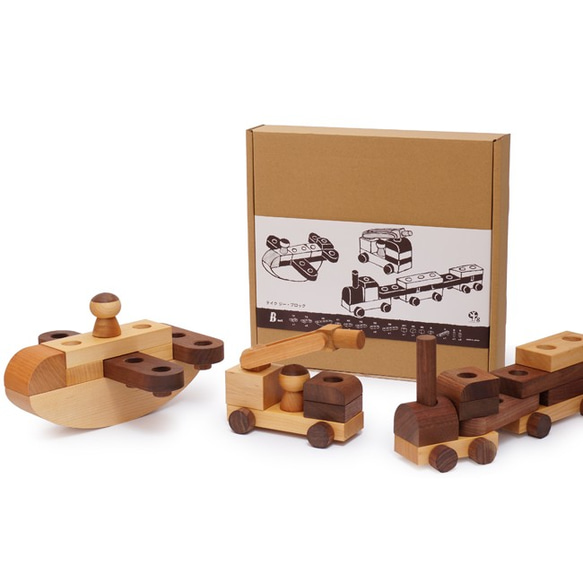 レトロ 積み木 車型 くるま 木製 ブロック 楽天市場】車 木のおもちゃ
