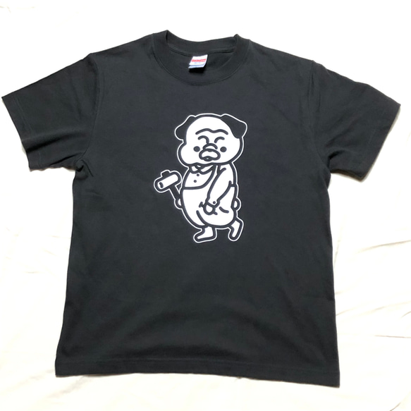 オーダー作品　パグちゃんTシャツ 5枚目の画像