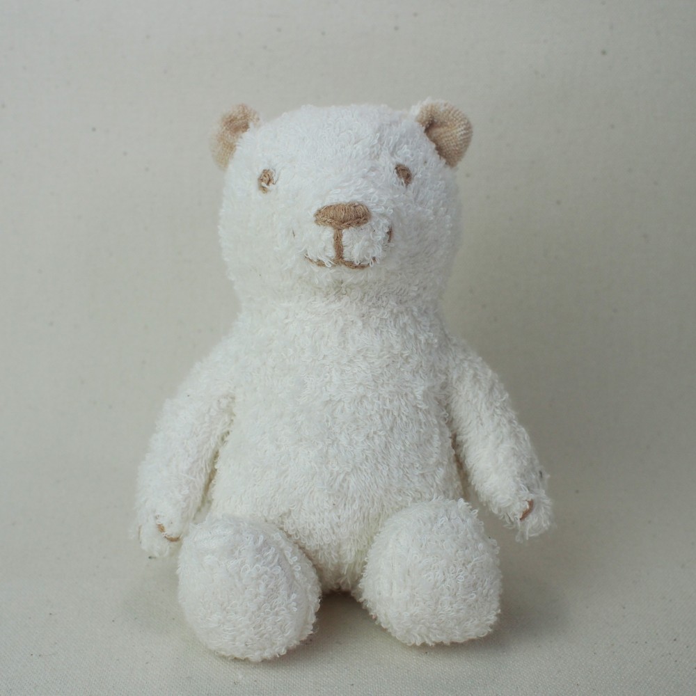 オーガニックコットンくまのぬいぐるみSサイズ