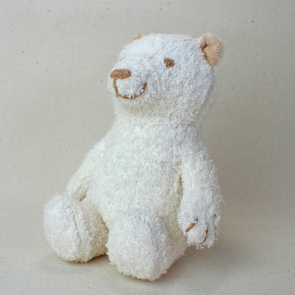 オーガニックコットンくまのぬいぐるみSサイズ 2枚目の画像