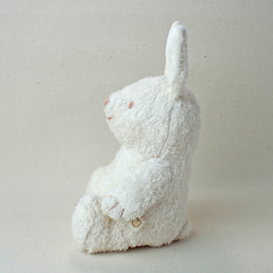 オーガニックコットンうさぎのぬいぐるみMサイズ 3枚目の画像