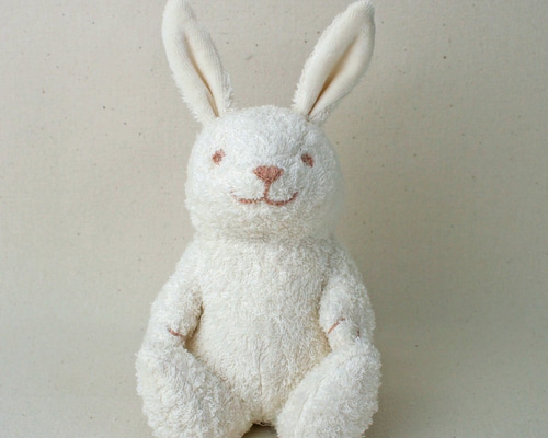 手作りキット】オーガニックコットンうさぎのぬいぐるみMサイズ手作り