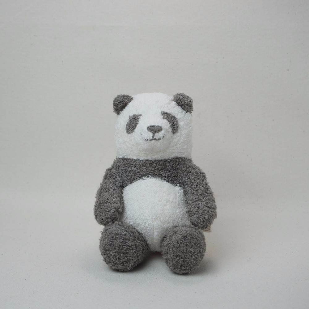 オーガニックコットン草木染めパンダのぬいぐるみＳサイズ