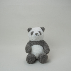 オーガニックコットン草木染めパンダのぬいぐるみミニサイズ