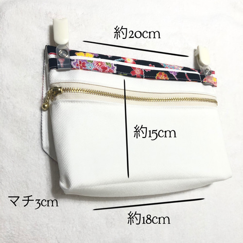 マルジェラオフホワイトふんわりクラッチバッグBAG ハンドポーチ