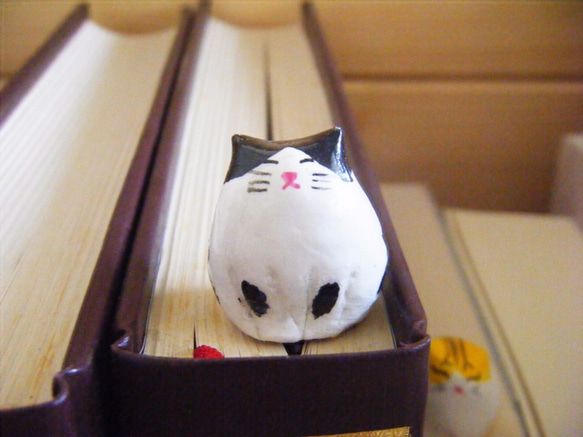 オリジナルハンドサオ猫ブックマーク - 立っバージョン 5枚目の画像