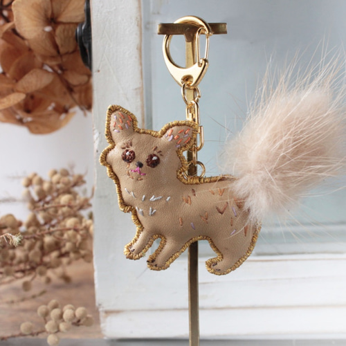 受注製作】チワワバッグチャーム バッグチャーム Caracul. 通販