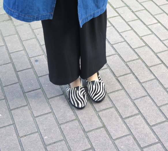 Zebra Harako WOMEN&#39;S Cowfer Slip-on 第2張的照片