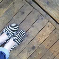 Zebra Harako WOMEN&#39;S Cowfer Slip-on 第4張的照片