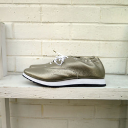 親子Corde可製作Manish運動鞋銀色21-26厘米MADE IN Nishinomiya EMA 第3張的照片