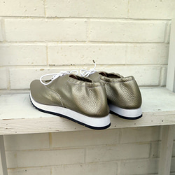 親子Corde可製作Manish運動鞋銀色21-26厘米MADE IN Nishinomiya EMA 第4張的照片