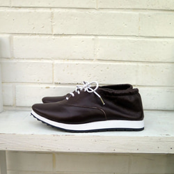 親子Corde可製作Manish運動鞋深棕色21-26厘米MADE IN Nishinomiya EMA 第3張的照片