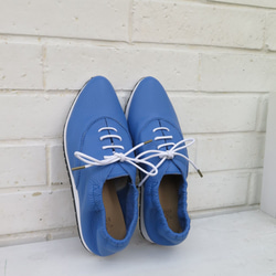 Manish運動鞋淺藍色21-26cm MADE IN Nishinomiya EMA 第6張的照片