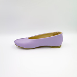 春季特價成人可愛的petanko鞋柔軟包裹腳comame高跟鞋成人紫色 第5張的照片