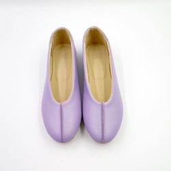春季特價成人可愛的petanko鞋柔軟包裹腳comame高跟鞋成人紫色 第6張的照片
