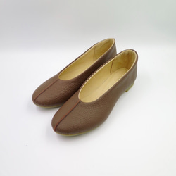 [新顏色]成人可愛的petanko鞋，舒適地包裹雙腳的comame高跟鞋 第4張的照片