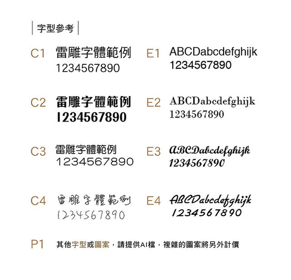 雷射雕刻加購專用賣場 第6張的照片