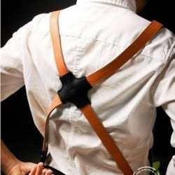 【icleaXbag】handmade working apron(cross-back strap)DG01N 1枚目の画像
