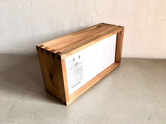 木製・ティッシュケース 4枚目の画像